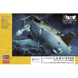 1:72 Manned Research Submersible SHINKAI 6500 w/Deep Sea Creatures Mode Ship Model Kit