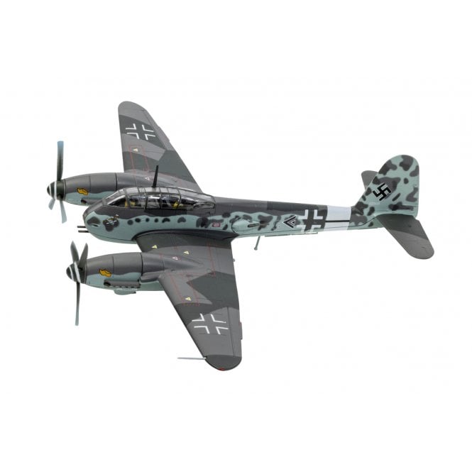 1:72 Messerschmitt Me 410A-1/U3 Black Chevron and Bar, II./ZG26, Hauptmann Eduart Tratt, February 22 1943 Model Plane