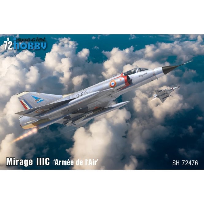 1:72 Mirage IIIC 'Armee de l'Air' Aircraft Model Kit