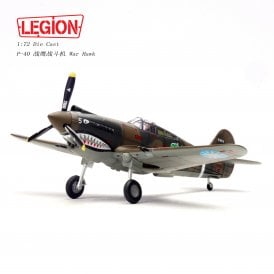 1:72 P-40C (Hawk 81A-2) 1st PS “Adam and Eve” Serial 5, Charles R. Bond Loiwing, China, April 1942 Model Plane