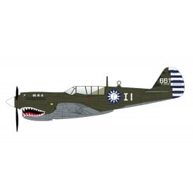 1:72 P-40N "Iron Luohan" 661/P-11306, 7th FS/3th FG, Chinese AF, WWII
