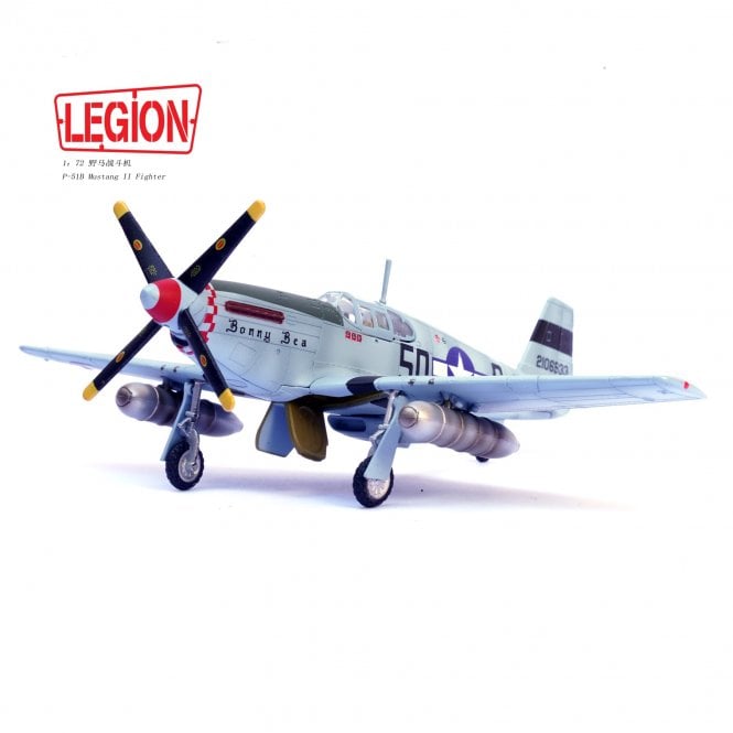 1:72 P-51B Mustang II, 'Bonnu Bea' 339th FS, 504th FG Model Plane