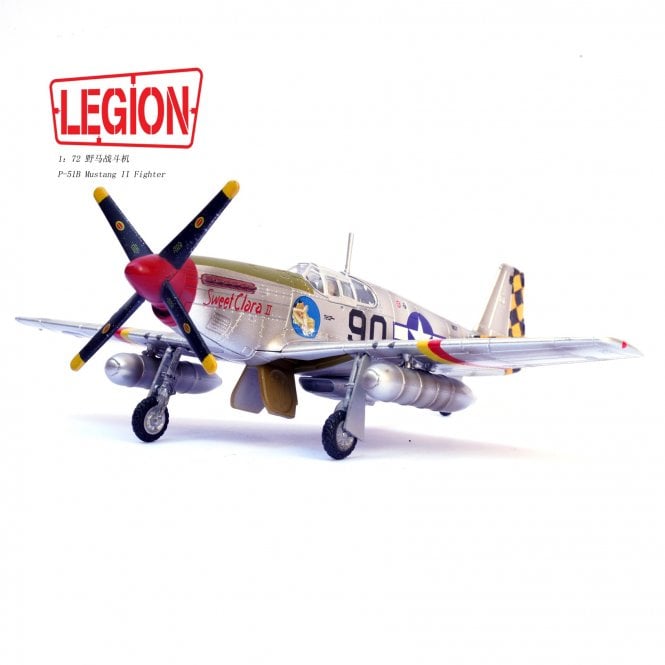 1:72 P-51B Mustang II, ' Sweet Claro II ' 319th FS, 325th FG, 1945 Model Plane