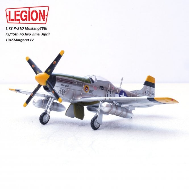 1:72 P-51D Mustang 78th FS/15th FG, Iwo Jima, April 1945, Margaret IV Model Plane