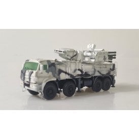 1:72 S1 Russian Air Defense Weapon System 96K6 PANTSIR-S1 White Camo Military Model