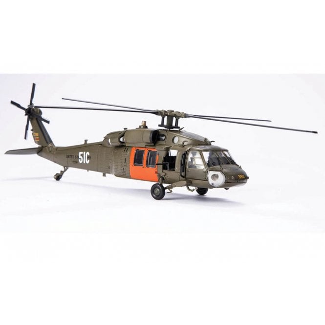 1:72 Sikorsky UH-60 Black Hawk/Green (Red Door) Model Helicopter
