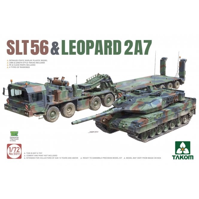 1:72 SLT56 & Leopard 2 A7 Model Military Kit