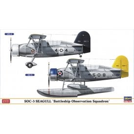 1:72 SOC-3 SEAGULL Battleship Observation Squadron 2 Kits in 1 Model Kit - Limited Edition