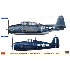 1:72 TBF/TBM Avenger and F6F Hellcat The Battle of Leyte - 2 kits in 1 Model Kit - Limited Edition