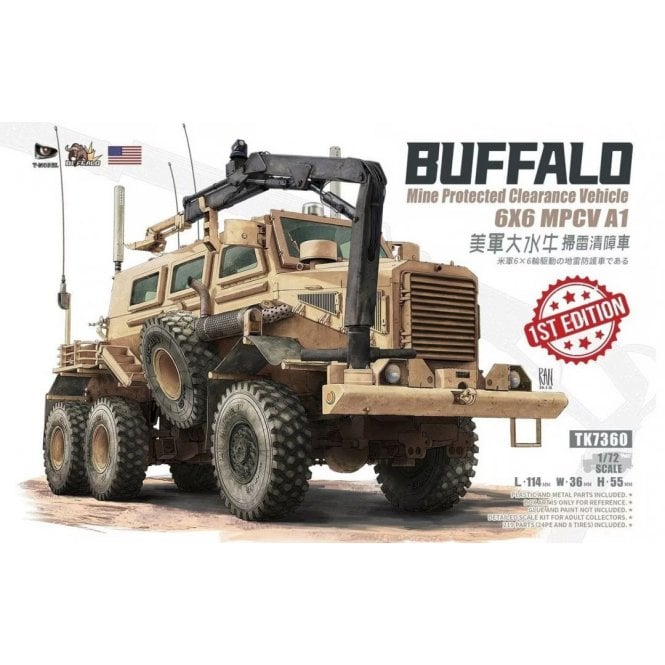1:72 U.S. 'Buffalo' 6X6 MPCV A1 (1st edition) Military Model Kit
