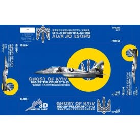 1:72 Ukrainian MiG-29 Fulcrum C 9-13 - "Ghost of Kyiv" Aircraft Model Kit