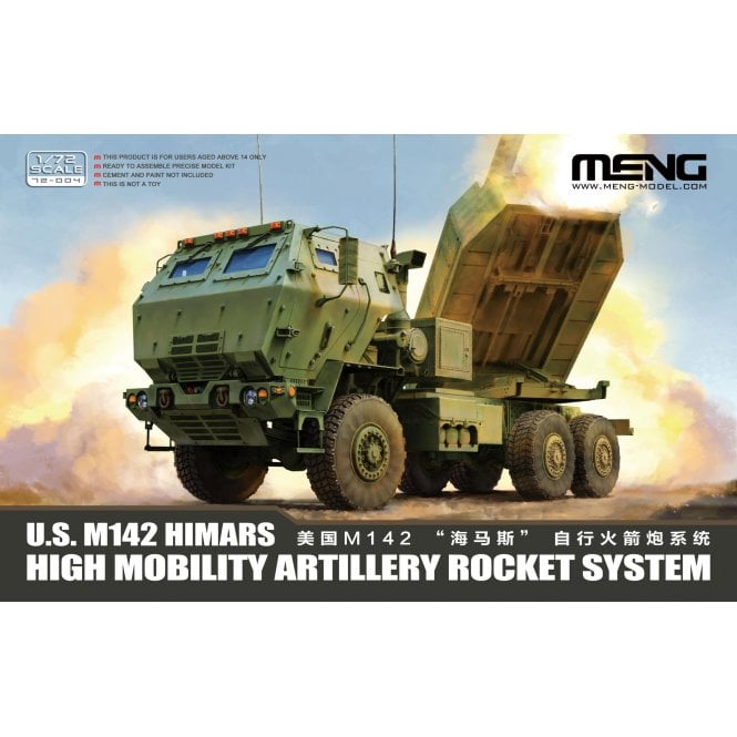 1:72 US M142 HIMARS High Mobility Artillery Rocket System Military Model Kit
