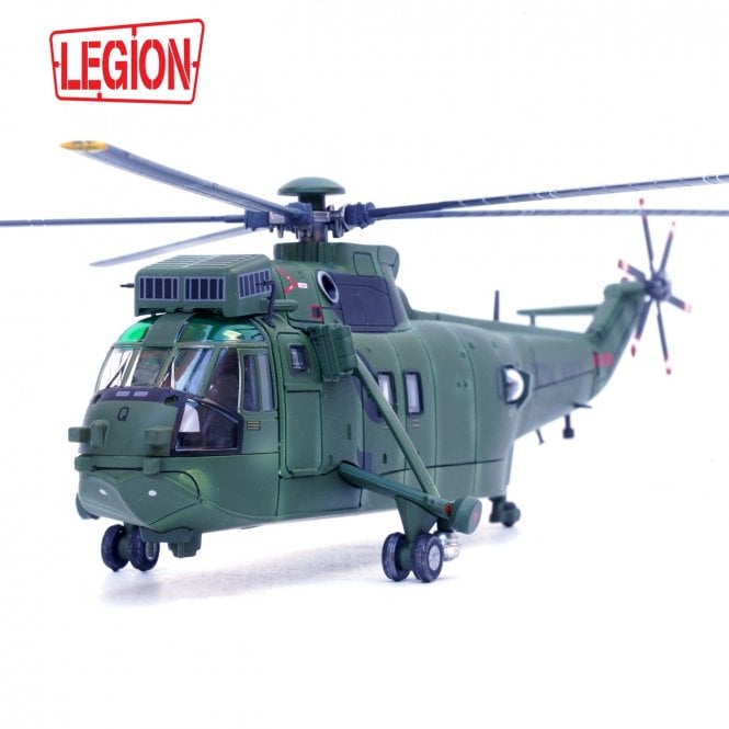 1:72 Westland Sea King HC.4 ZA296 Q of 848 Naval Air Sqn Commando Helicopter Royal Navy HMS Bulwark May 2009