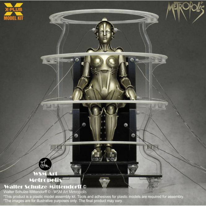 1:8 Metropolis Maschinenmensch Seated Version Figure Model Kit