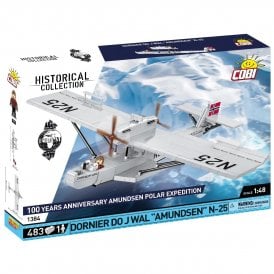 1384 1:48 Historical Collection - Dornier Do J Wal "Amundsen" N-25 - Aircraft Construction Kit 483 Pieces