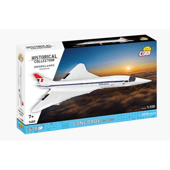 1689 1:100 Historical Collection CONCORDE G-BBDG Aviation Construction Kit 518 Pieces