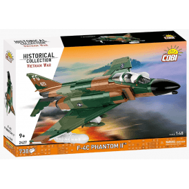 2427 1:48 Historical Collection - F-4C Phantom II Vietnam War Aircraft Construction Kit 738 Pieces