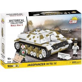 2668 1:28 Historical Collection - WWII - Jagdpanzer IV/70 (V) Military Construction Kit 1012 Pieces