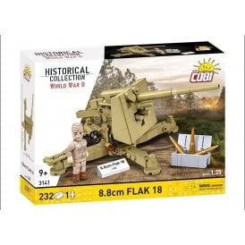 3141 1:35 Historical Collection WWII - 8.8 cm FLAK 18 Military Construction Kit 232 Pieces
