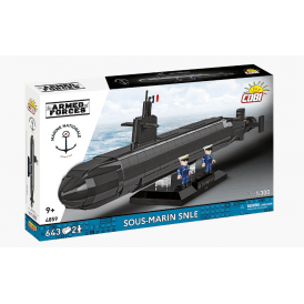 4859 1:300 Armed Forces Marine Nationale - Sous-Marin SNLE Ship Construction Kit 643 Pieces