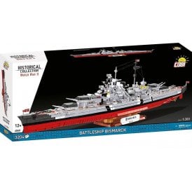 4860 1:300 Historical Collection WWII battleship Bismarck Ship Construction Kit 3204 Pieces