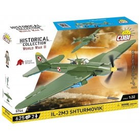 5744 1:32 Historical Collection IL-2M3 Shturmovik Aircraft Construction Kit 625 Pieces
