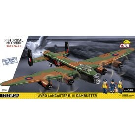 5758 1:48 Historial Collection - World War II - Avro Lancaster B III Dambusters Aircraft Construction Kit 1795 Pieces