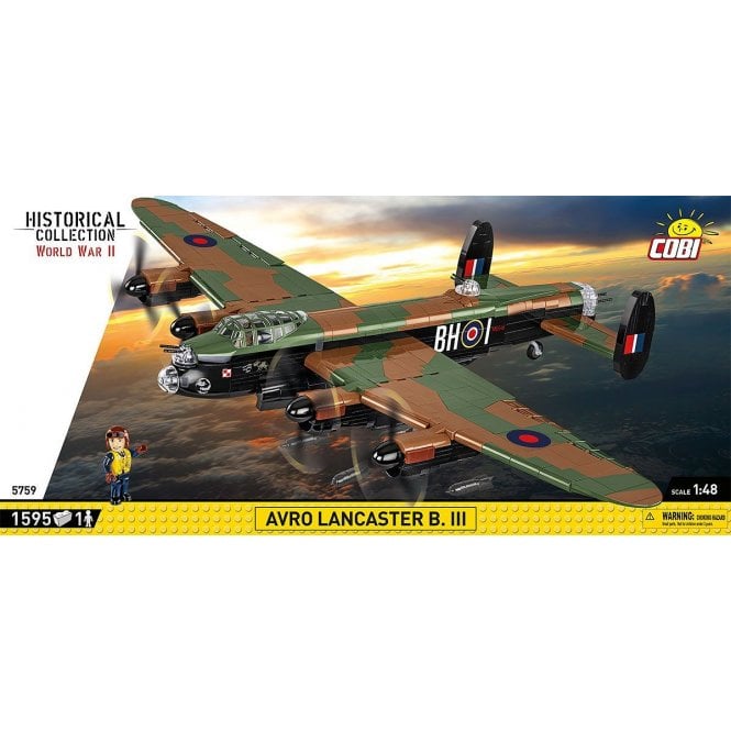 5759 1:48 Historial Collection - World War II - Avro Lancaster B Mk.III Aircraft Construction Kit 1643 Pieces