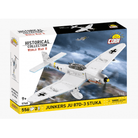 5768 1:32 Historical Collection - World War II - JU 87D-3 Stuka Winter Camoflage Aircraft Construction Kit 556 Pieces