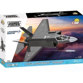 5904 1:48 Armed Forces - F-35A Lightning II  "HUSARZ" Aircraft Construction Kit 605 Pieces