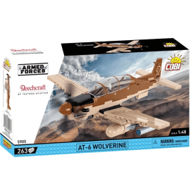 5905 1:48 Armed Forces - Beechcroft by Textron Aviation - AT-6 Wolverine - Aircraft Construction Kit 262 Pieces