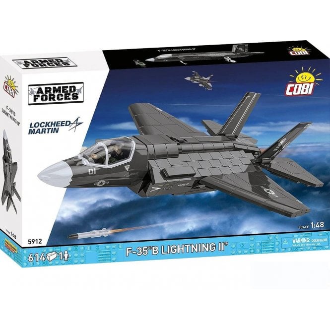 5912 1:48 Armed Forces - Lockheed Martin f-35 Lightning II Aircraft Construction Kit 614 Pieces