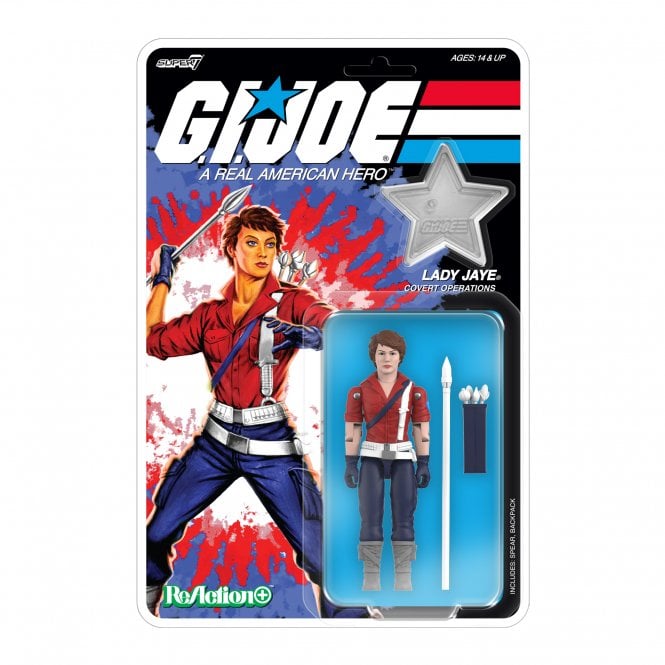 G.I. Joe ReAction+ Wave 08 - Lady Jaye (America's 250th Anniversary) Figure