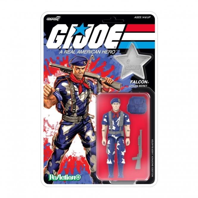 G.I. Joe ReAction+ Wave 08 - LT. Falcon (America's 250th Anniversary) Figure