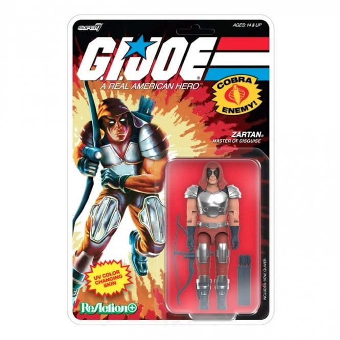 G.I. Joe ReAction+ Wave 09 - Zartan (Comic) Figure