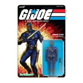 G.I. Joe ReAction+ Wave 3 - Snake Eyes (Cartoon Version) Figure