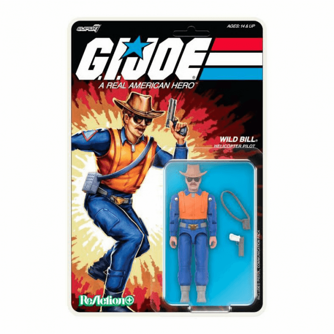 G.I. Joe ReAction+ Wave 3 - Wild Bill (Cartoon Version) Figure