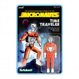 Micronauts ReAction+ Wave 04 - Time Traveler (Translucent Orange) Figure