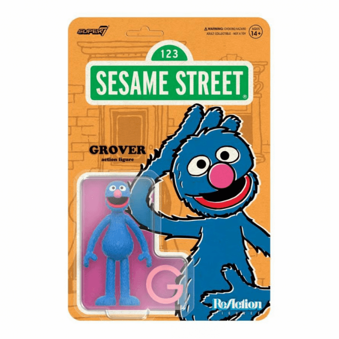Sesame Street ReAction Wave 5 - Grover Figure