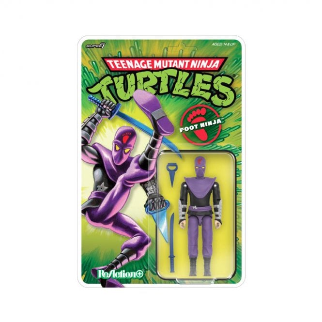 Teenage Mutant Ninja Turtles ReAction+ Wave 01 - Foot Ninja Figure