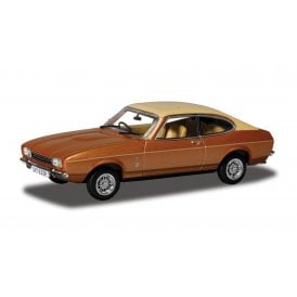 Vanguards 1:43 Ford Capri Mk2 3.0 Ghia - Saturn Gold Model Car