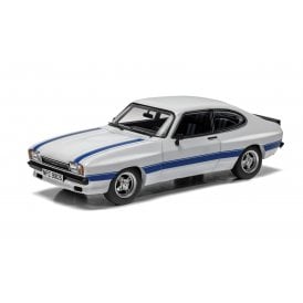 Vanguards 1:43 Ford Capri Mk2 3.0S X-Pack (Series X) - Diamond White Model Car