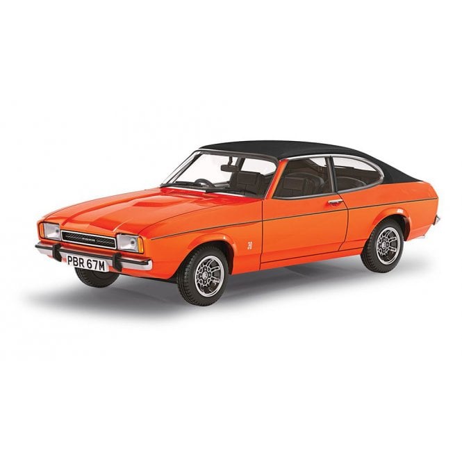 Vanguards 1:43 Ford Capri Mk2 3-litre Ghia Automatic Sebring Red Model Car