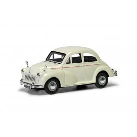 Vanguards 1:43 Morris Minor 1000 - Snowberry White Model Car